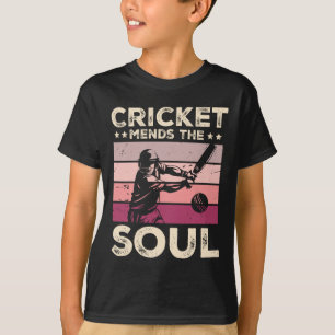 Cricket Mends The Soul  T-Shirt