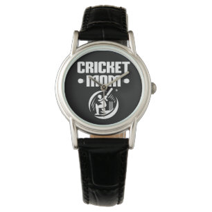 Cricket Mom Cricketer Son Cricket Lover Mother Watch