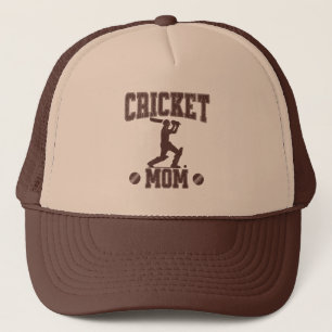 Cricket Mom Sports Enthusiast Cricket Lover Mother Trucker Hat