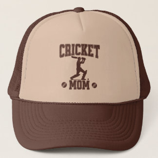 Cricket Mom Sports Enthusiast Cricket Lover Mother Trucker Hat