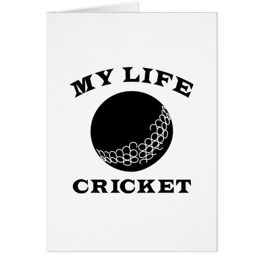 Cricket My Life Cards (Front)
