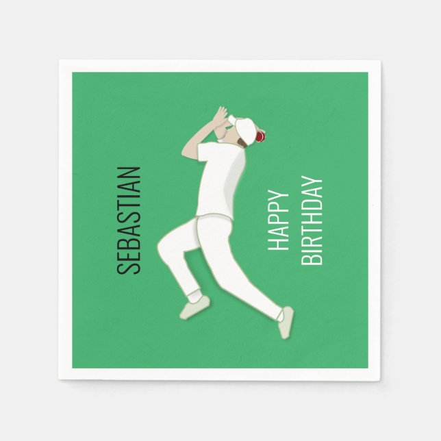 Cricket Napkins (Front)