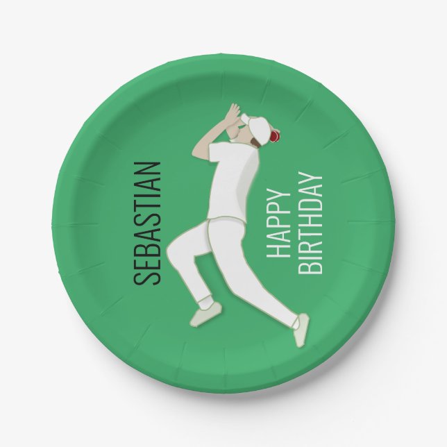 Cricket Paper Plates (Front)