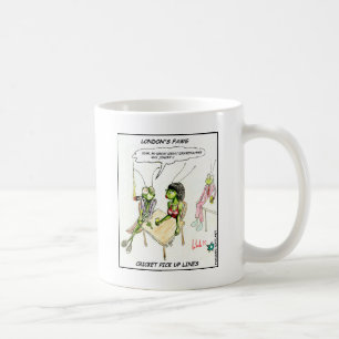 Cricket Pick-Up Lines Funny Gifts Tees Collectible Coffee Mug