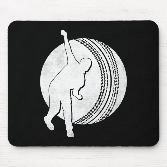 Cricket Player 12  Mouse Pad (Front)