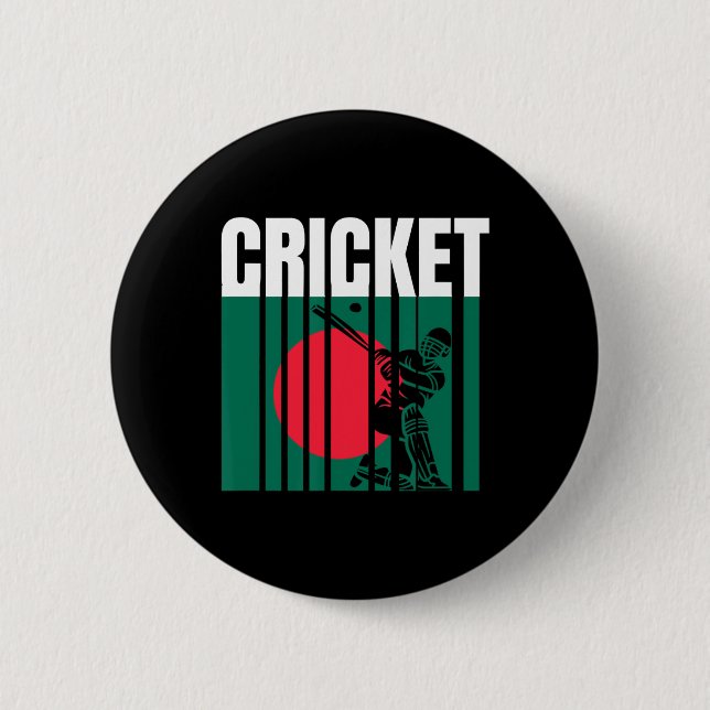 Cricket Player 5  Button (Front)