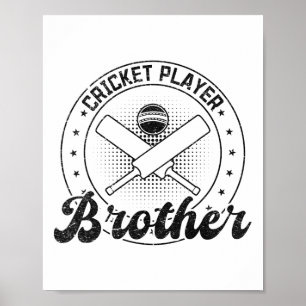 Cricket Player Brother Poster
