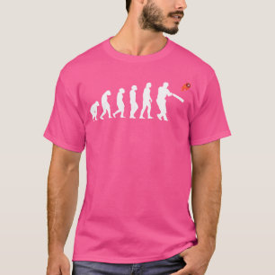 Cricket-Player Cricketers Evolution Cricket-Game T-Shirt