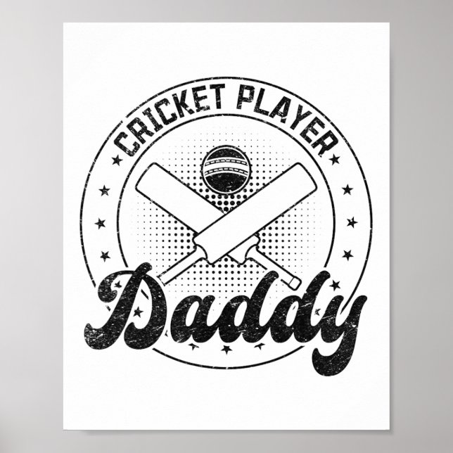 Cricket Player Daddy  Poster (Front)
