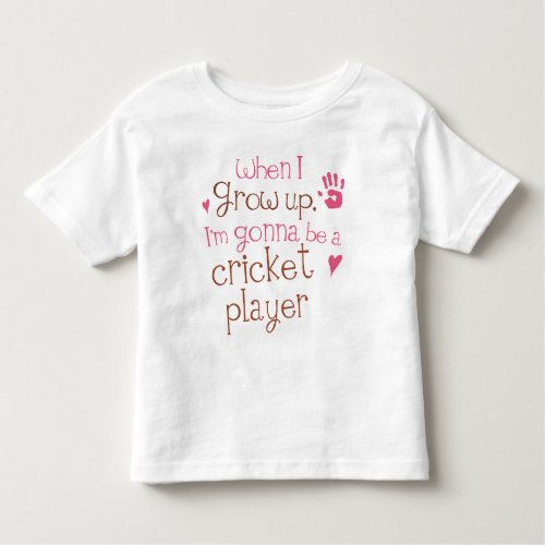 Cricket Player Future Infant Baby T_Shirt