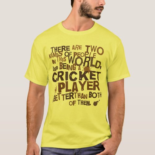Cricket Player Gift T_Shirt