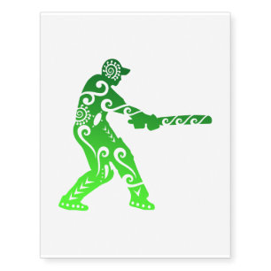 Cricket Player Maori Style Tribal Tattoo Gift Idea