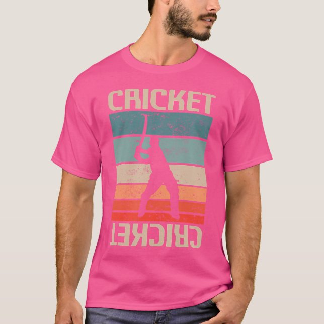 Cricket Player T-Shirt (Front)