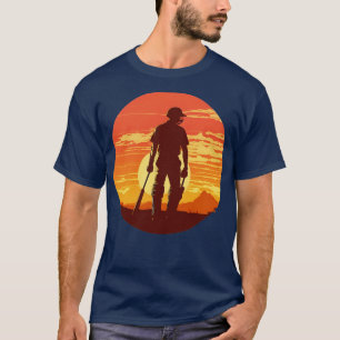 Cricket Player Vintage Retro Cricket (5) T-Shirt