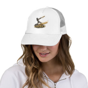 Cricket Pure Passion Gold Motion Foam Trucker Hat
