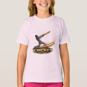 Cricket Pure Passion Gold Motion Girls’ T-Shirt