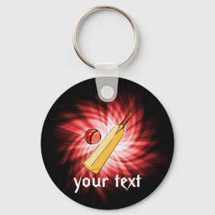 Cricket; red keychain