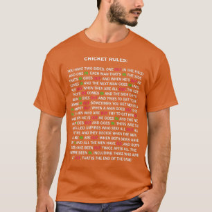 Cricket Rules New Edition 1 T-Shirt