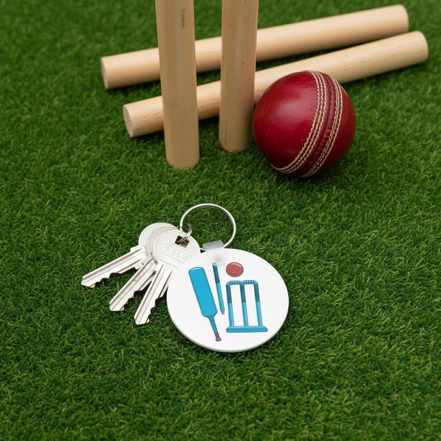 Cricket Set Sport Keychain (Creator Uploaded)