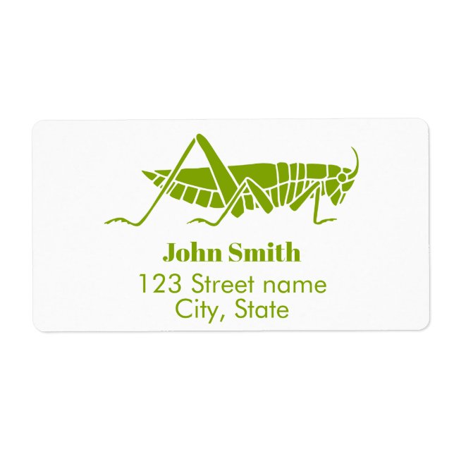 Cricket Shipping Label (Front)