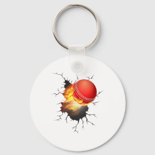 Cricket Shirt For Boys And Men Cricket Ll Of Fire  Keychain