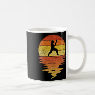 Cricket Shirt Retro Sunset 70s Vintage Cricket Coffee Mug