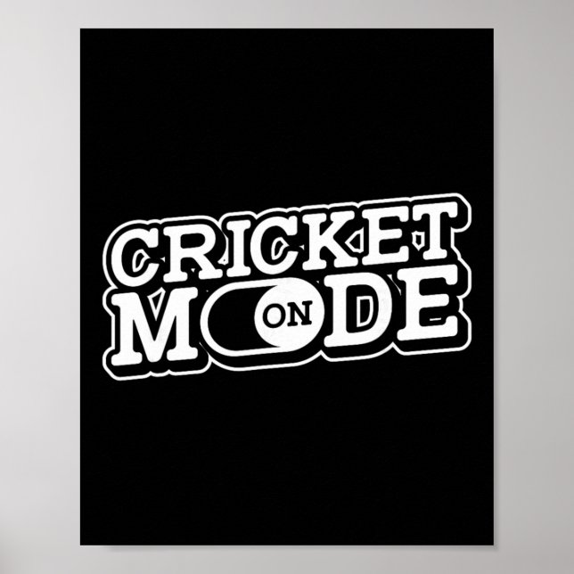 Cricket Sport Cricket T - Cricket Player  Poster (Front)