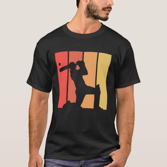 Cricket Sport Graphic Boys Crickets Player T-Shirt (Front)