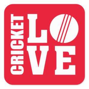 Cricket Square Sticker