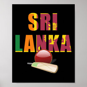 Cricket Sri Lanka Flag T Ll Poster