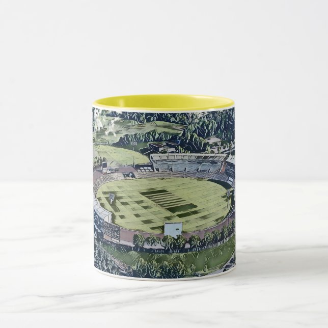 Cricket Stadium Art - Southampton, Hampshire Mug (Center)