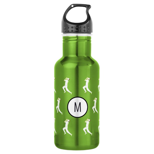Cricket Stainless Steel Water Bottle (Front)