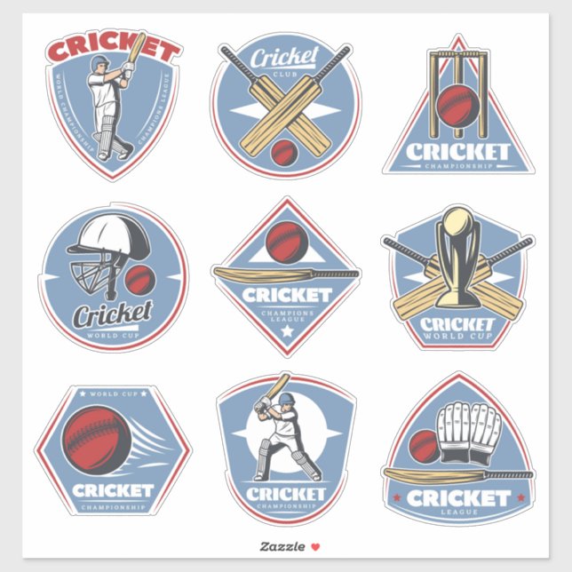Cricket Sticker (Sheet)