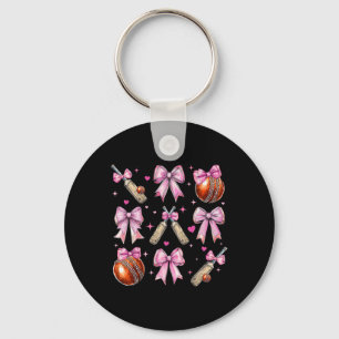 Cricket T Ll Girl Coquette Bow Pink Mom  Keychain
