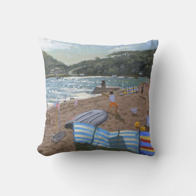Cricket Teignmouth Throw Pillow (Front)