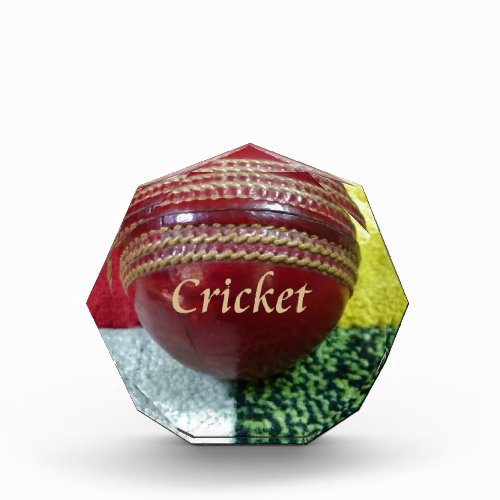 Cricket The Game We Love To Play Eat Sleep  Dre Acrylic Award