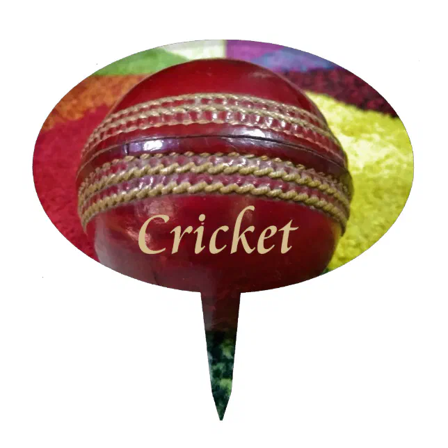Cricket Bat & Ball Cake Topper