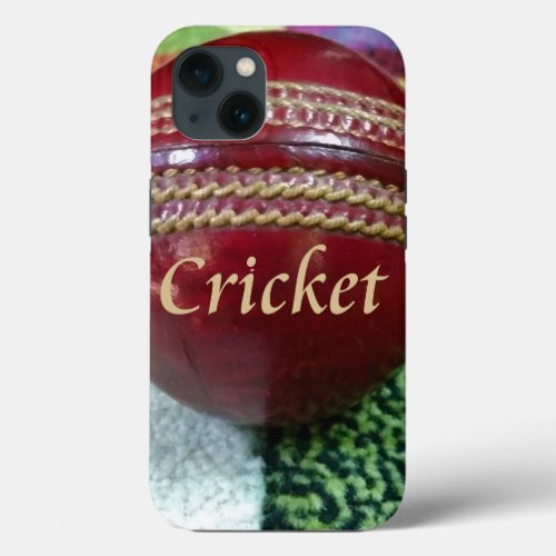 Cricket The Game We Love To Play Eat Sleep  Dre iPhone 13 Case