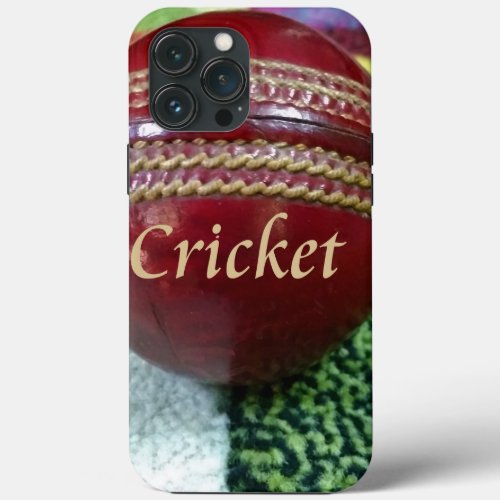 Cricket The Game We Love To Play Eat Sleep  Dre iPhone 13 Pro Max Case
