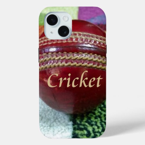 Cricket The Game We Love To Play Eat Sleep  Dre iPhone 15 Case