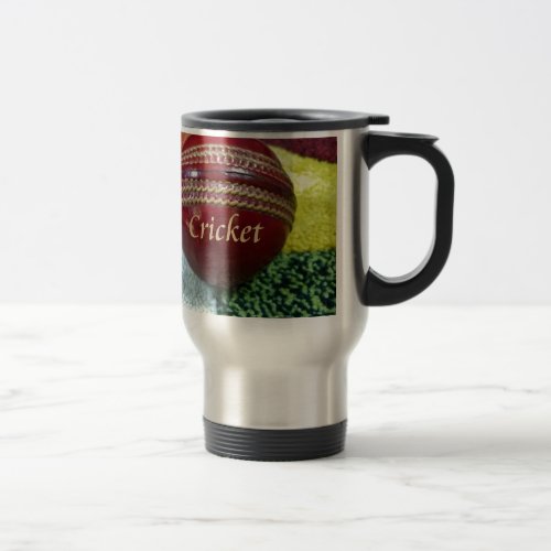 Cricket The Game We Love To Play Eat Sleep  Dre Travel Mug