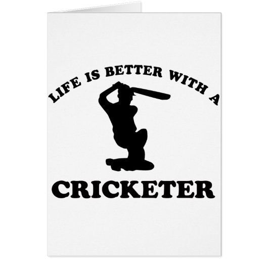 Cricket Vector Designs Cards (Front)