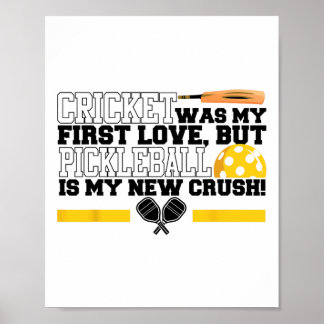 Cricket Was My First Love Poster