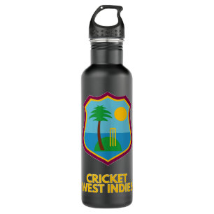 Cricket West Indies Supporter Tank Top Stainless Steel Water Bottle