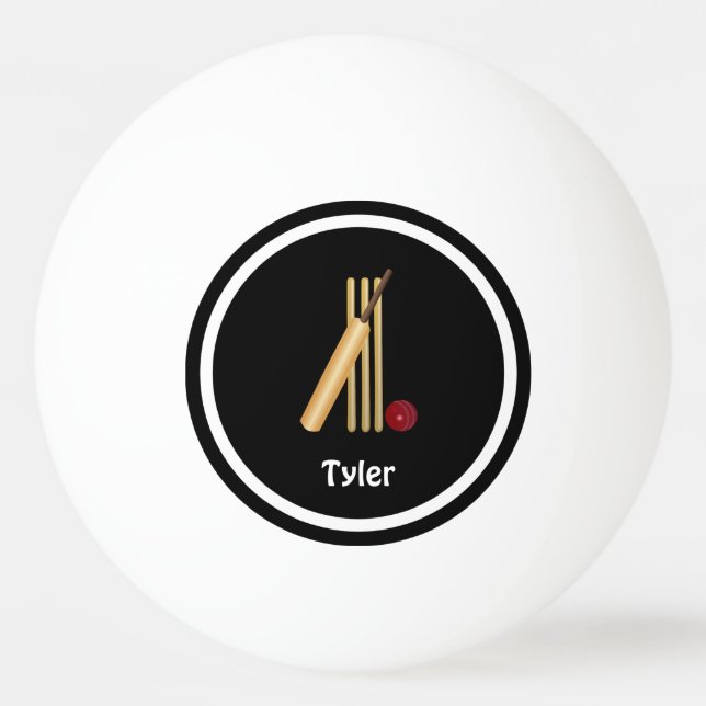 Cricket, wicket, bat and ball template (Front)
