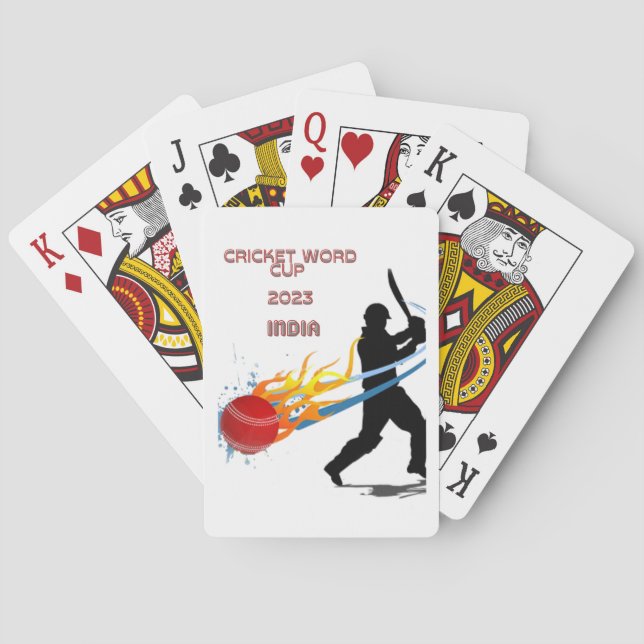 Cricket World Cup 2023 Poker Cards (Back)