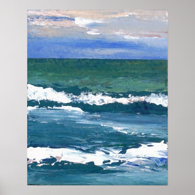 CricketDiane Beach Art Poster - Sweet Ocean View (Front)