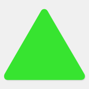 cricketdiane circle 1 neon green - 2 triangle sticker