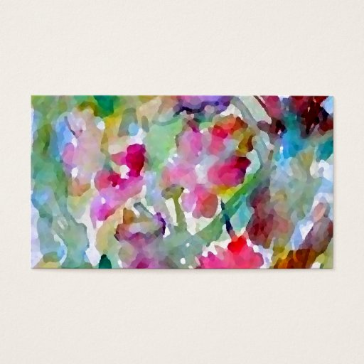 Customizable CricketDiane Flower Garden Business Card Template