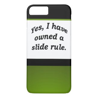 CricketDiane Nerdy Geek Dad Slide Rule STEM iPhone 8 Plus/7 Plus Case